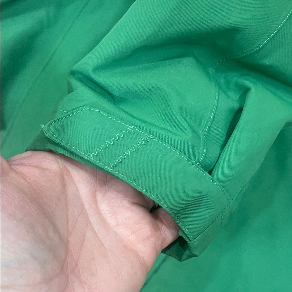 Lands' End Forest Green Hooded Coat - Picture 5 of 7